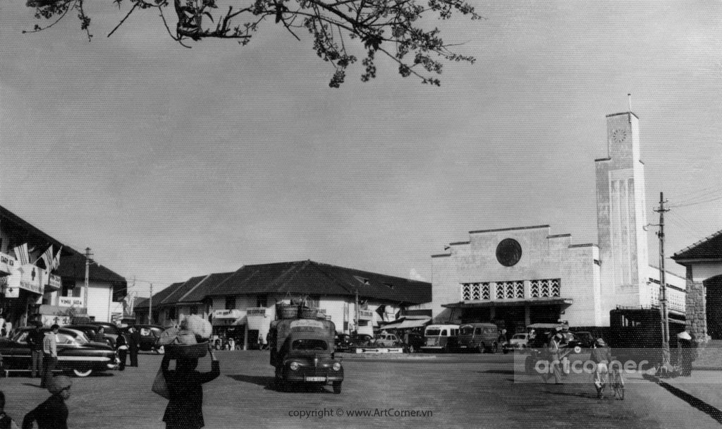 Đà Lạt xưa - Chợ Đà Lạt - Đà Lạt market - 1957