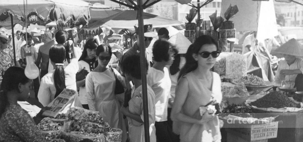 Sài Gòn xưa - Bến Thành Market - Chợ Bến Thành - Sài Gòn - 1969