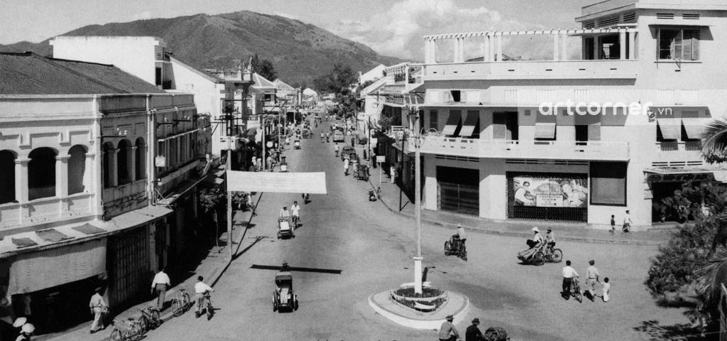 Nha Trang xưa - Cảnh đường phố ở Nha Trang - Street scene in Nha Trang - Nha Trang - 1958