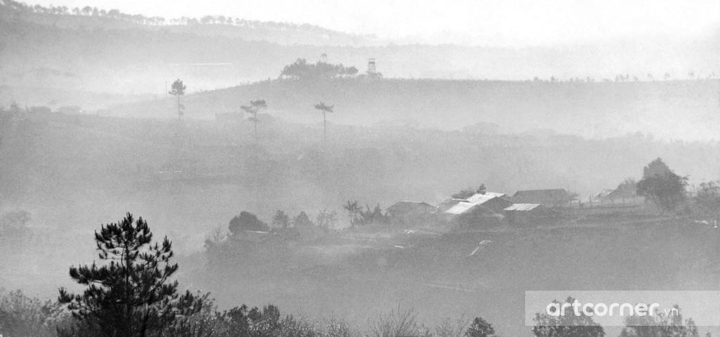 Đà Lạt xưa - Foggy Hills and Mountains - Núi Đồi Mờ Sương - Đà Lạt - 1957
