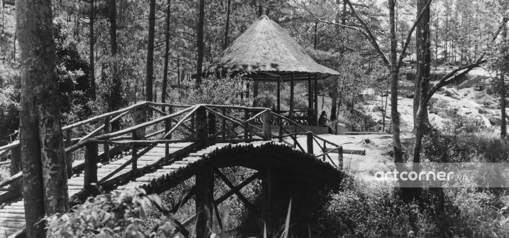 Đà Lạt xưa - Thác Cam Ly - Camly waterfall - Đà Lạt - 1955