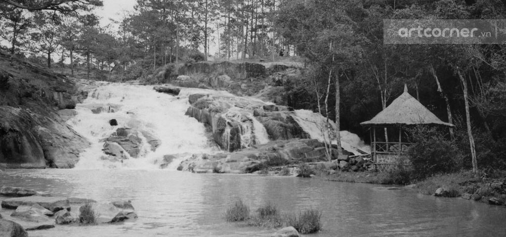 Đà Lạt xưa - Thác Cam Ly - Camly waterfall - Đà Lạt - 1955