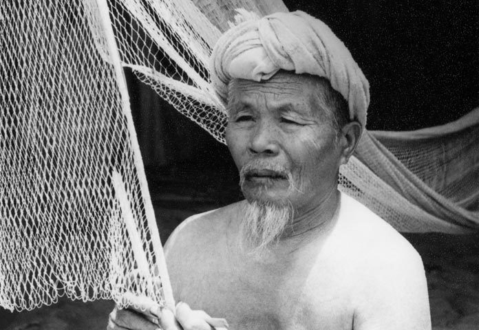 Nha Trang xưa - Đan lưới - Nha Trang - 1959