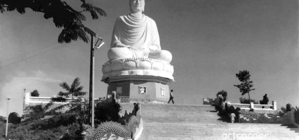 Nha Trang xưa - The statue of Shakya Buddha - Thích Ca Phật Đài - Nha Trang - 1966