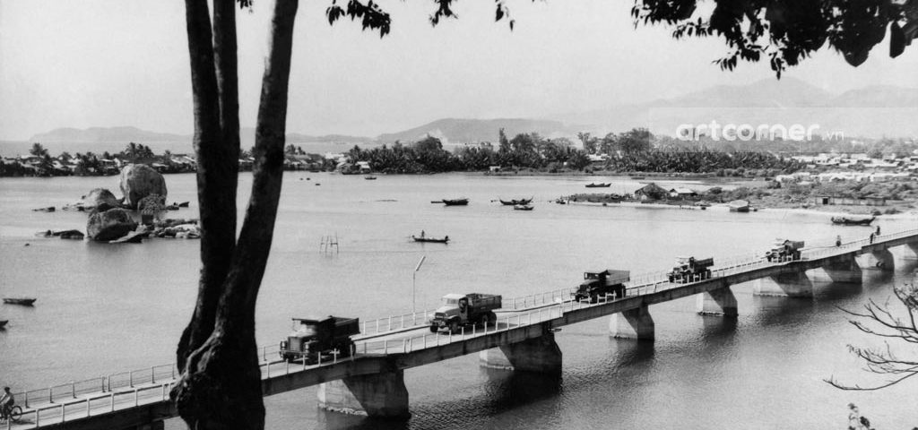 Nha Trang xưa - Bóng Village Bridge - Cầu Xóm Bóng - Nha Trang - 1957