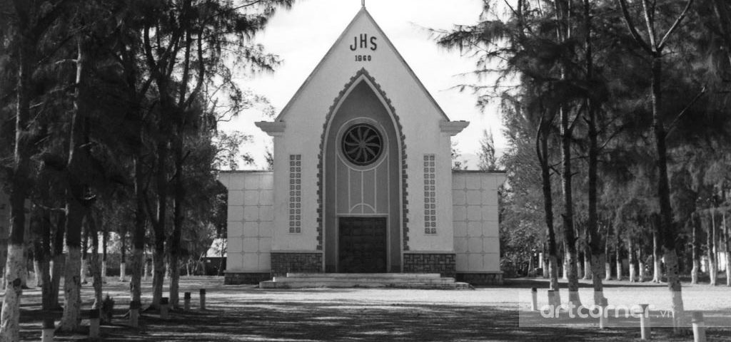 Nha Trang xưa - Nhà thờ Giáo Xứ Dục Mỹ - The church of Dục Mỹ parish - Ninh Hòa - 1963