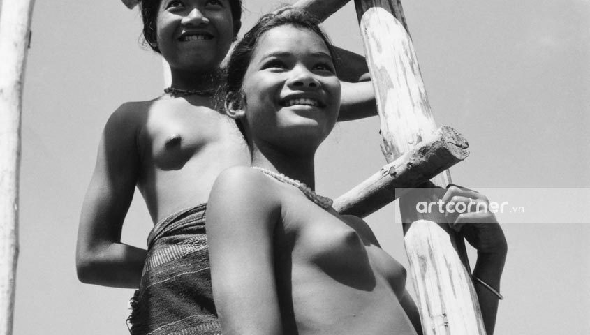 Đà Lạt xưa - Lạch Costumes - Trang Phục Phụ Nữ Dân Tộc Lạch - Đà Lạt - 1957