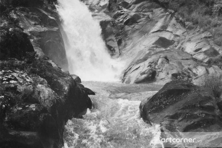 Đà Lạt xưa - Thác Ankroët - Ankroët waterfall - Đà Lạt - 1950