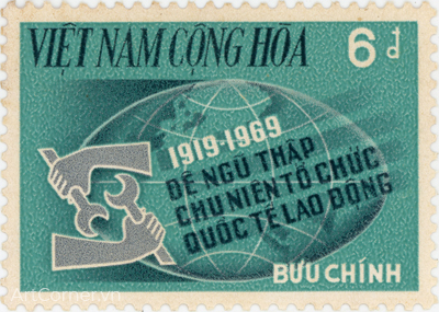 1969-10-29-a-A108-tem-vnch-de-ngu-thap-chu-nien-to-chuc-quoc-te-lao-dong
