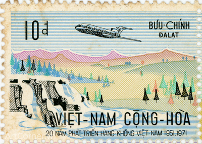1972-04-18-a-A133-tem-vnch-20-nam-phat-trien-hang-khong-viet-nam-1951-1971-da-lat