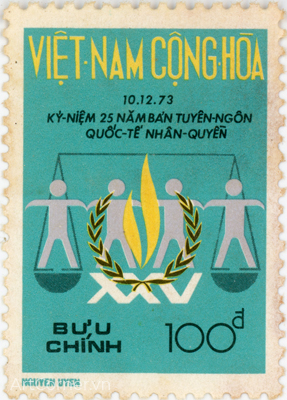 1973-12-29-b-A153-tem-vnch-ky-niem-25-nam-ban-tuyen-ngon-quoc-te-nhan-quyen